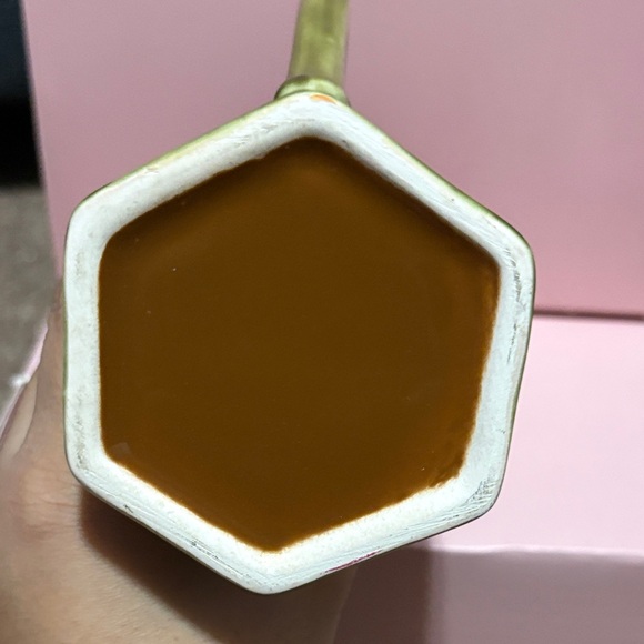 Wilfred Yellow and Green Floral Ceramic Pitcher - Picture 6 of 6